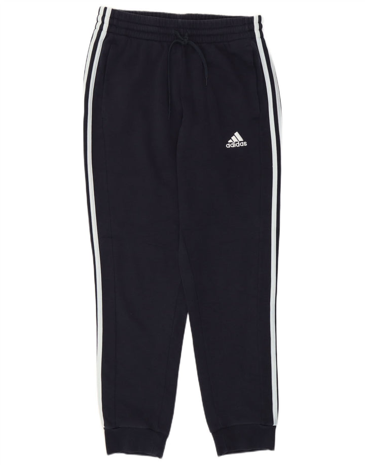 Pantaloni da tuta da uomo Adidas Joggers medi in cotone blu navy