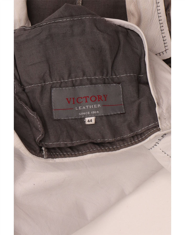 Giacca blazer a 1 bottone da donna Victory IT 44 medio bianco sporco classico