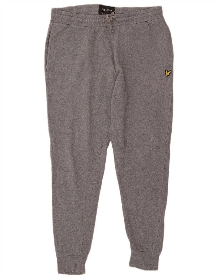 Pantaloni da tuta da uomo LYLE & SCOTT Joggers grandi in cotone grigio