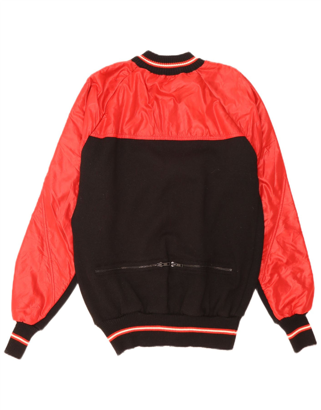 Giubbotto bomber da uomo Santini UK 38 Lana color block rosso medio