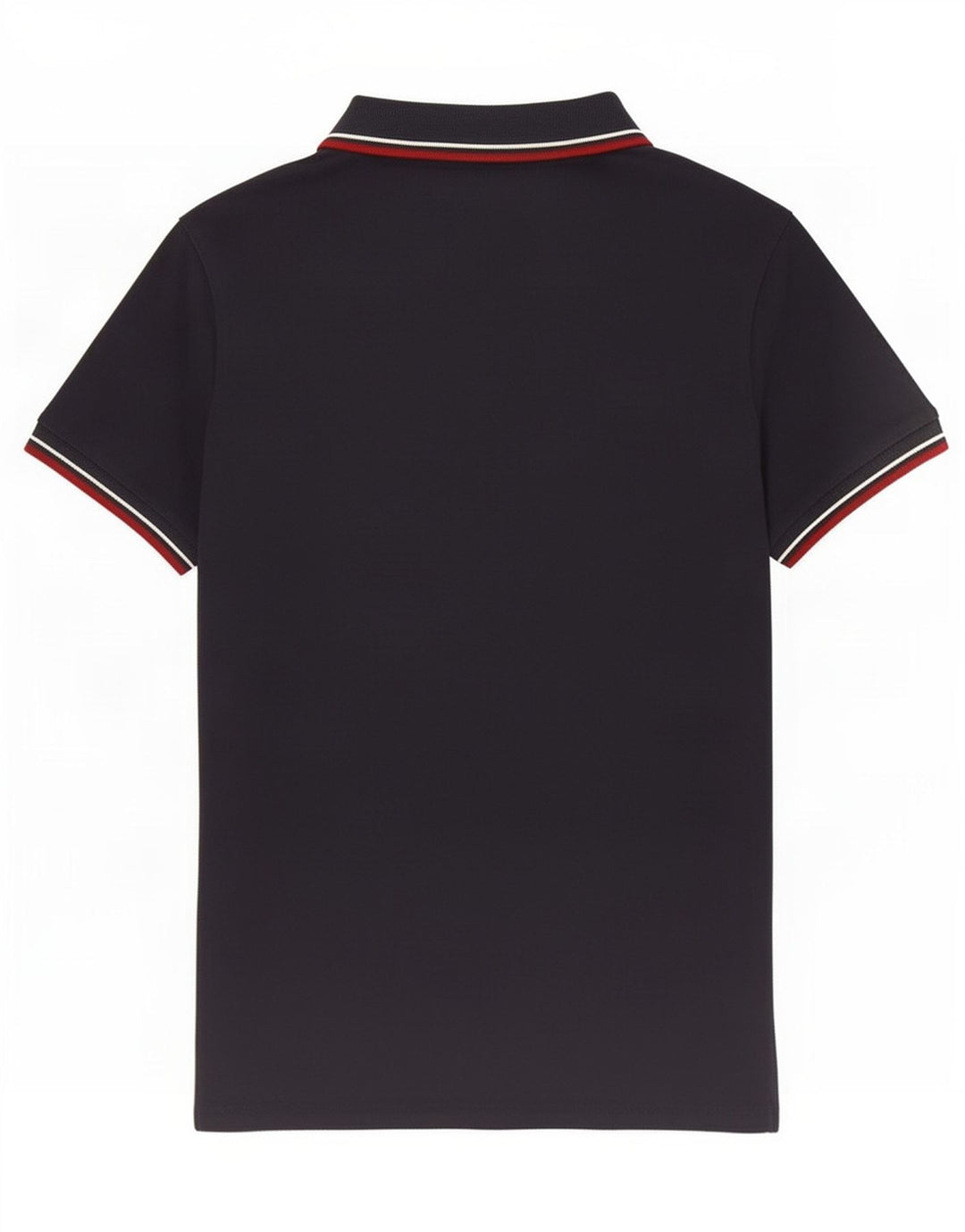 Polo da uomo Converse piccola in cotone a righe blu navy