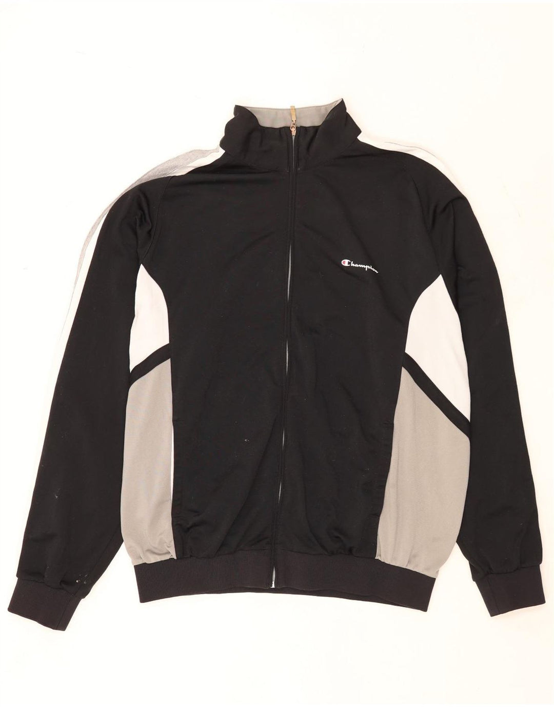 Giacca da tuta da uomo Champion 2XL Poliestere color block nero