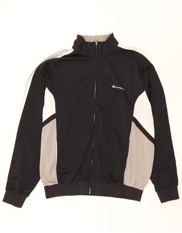 Giacca da tuta da uomo Champion 2XL Poliestere color block nero
