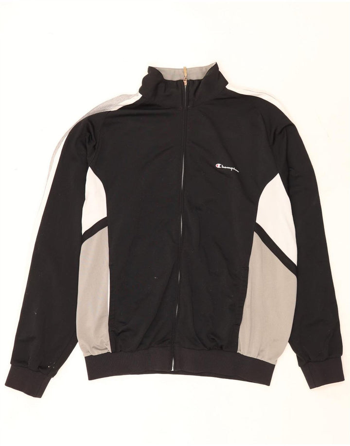 Giacca da tuta da uomo Champion 2XL Poliestere color block nero