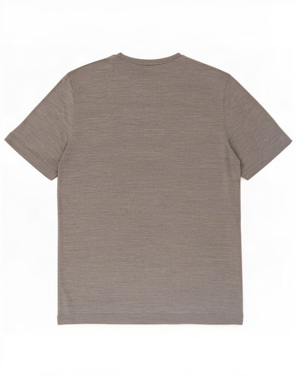 Cos T-shirt da uomo Top in seta screziata grigio medio