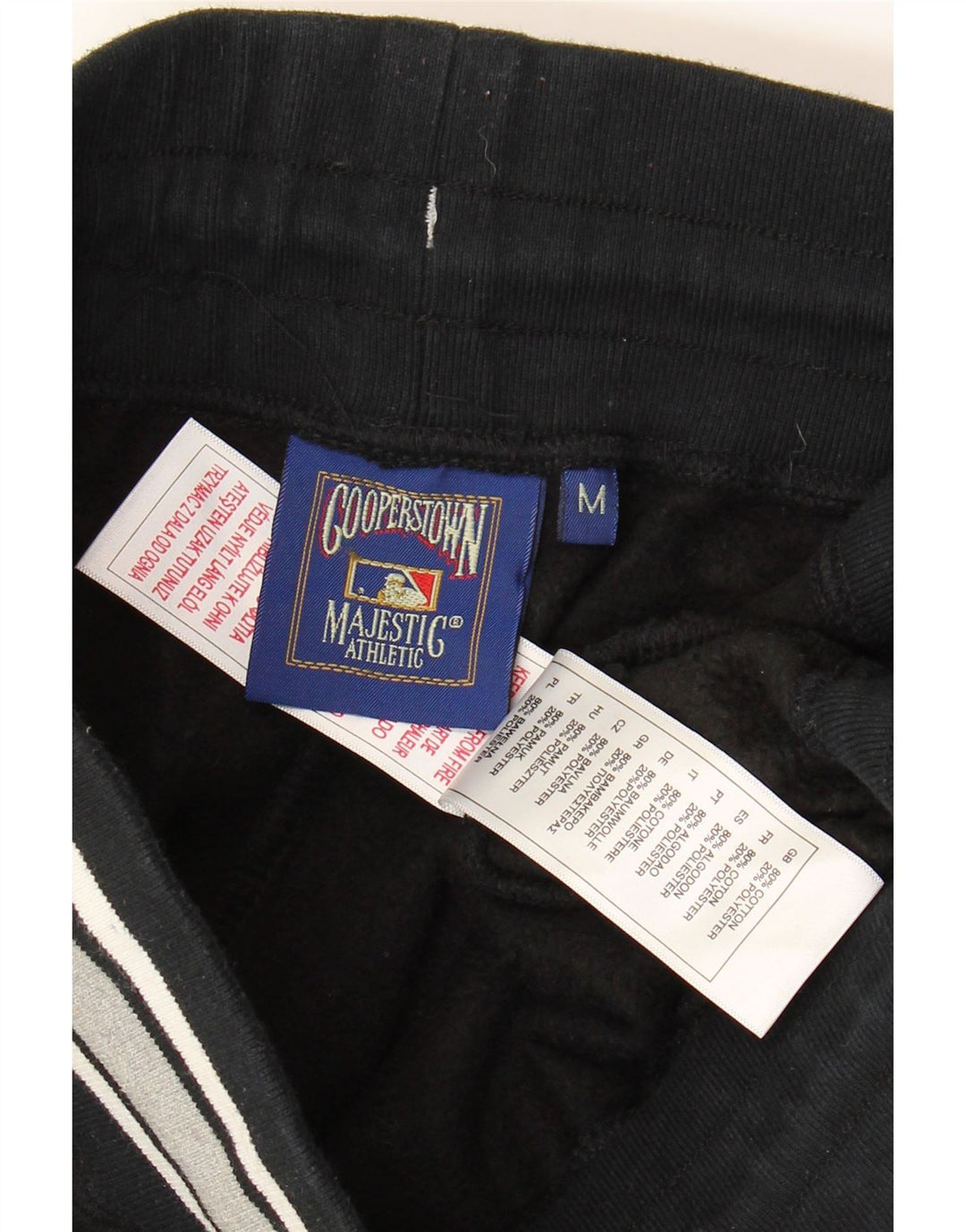 Pantaloni da tuta Majestic da uomo dei New York Yankees, colore nero medio