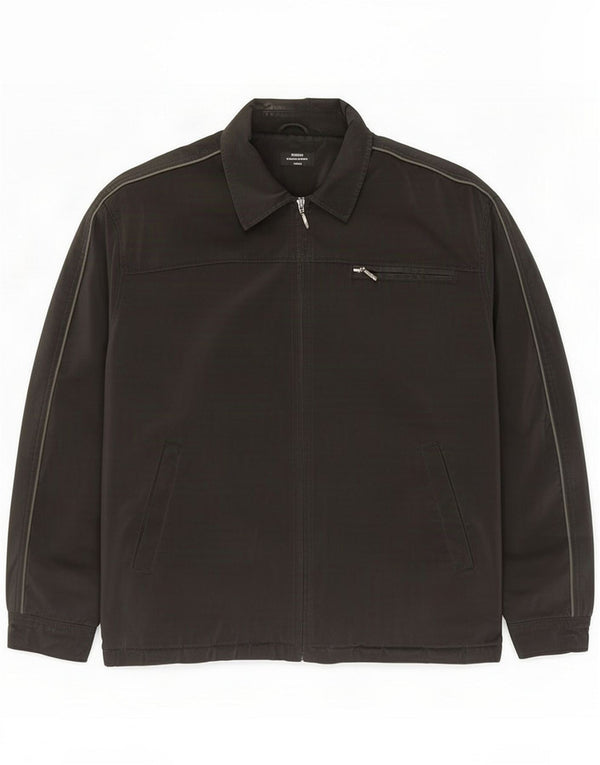 St. Giacca a vento vestibilità regolare da uomo Bernard IT 52/54 XL Nero PVC