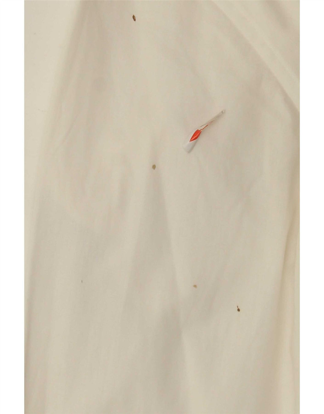 Camicia aderente su misura da uomo Tommy Hilfiger taglia 40 15 3/4 media bianco sporco
