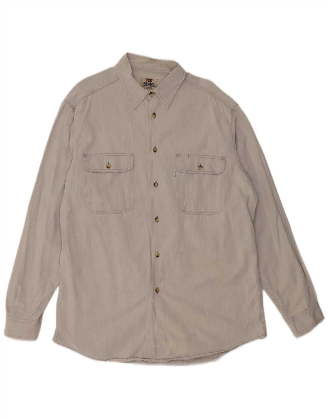 Camicia di jeans da uomo Levi's XL grigia