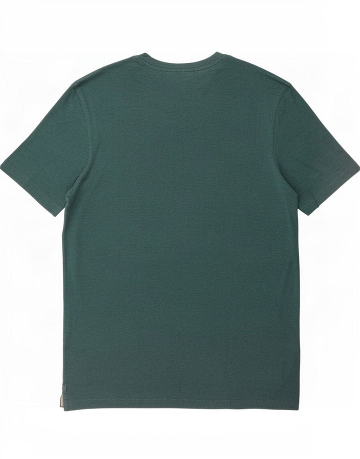 T-shirt da uomo Fat Face Top in cotone verde medio