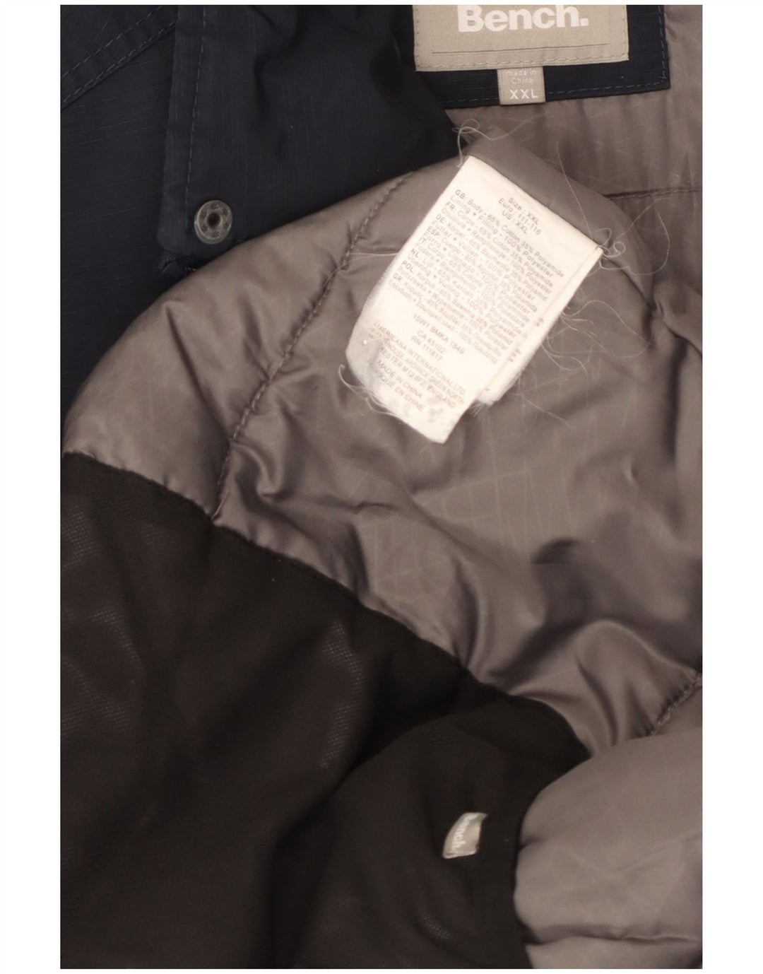 Giacca multiuso da uomo Bench UK 44 2XL Cotone blu navy