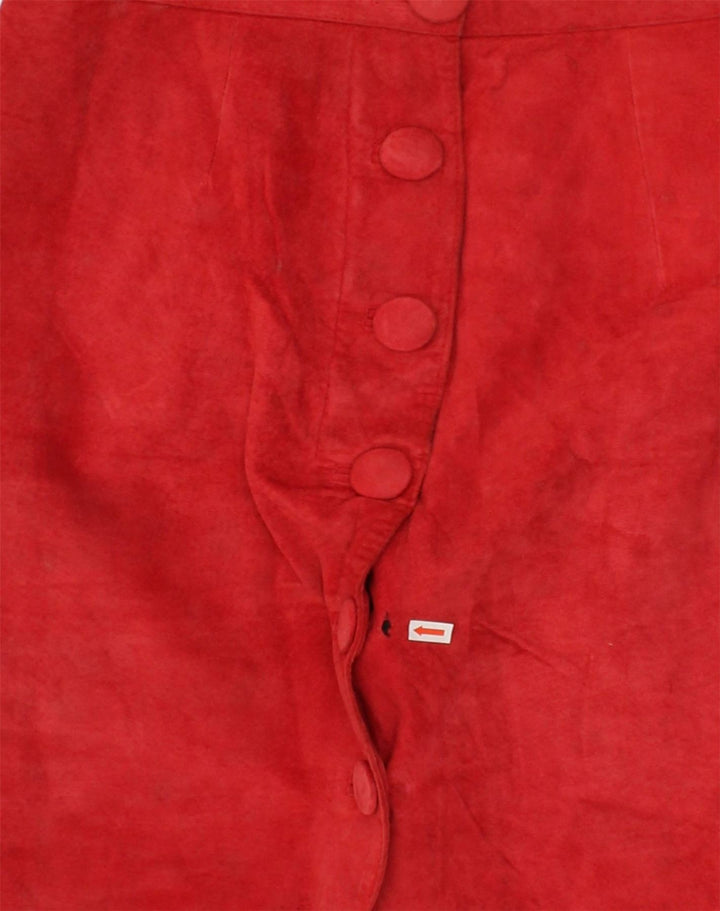 VINTAGE Womens Midi Skirt W26 Small Red | Vintage Vintage | Thrift | Second-Hand Vintage | Used Clothing | Messina Hembry 