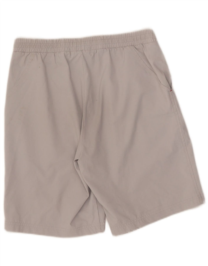 Pantaloncini sportivi da uomo Kappa Small in poliestere grigio
