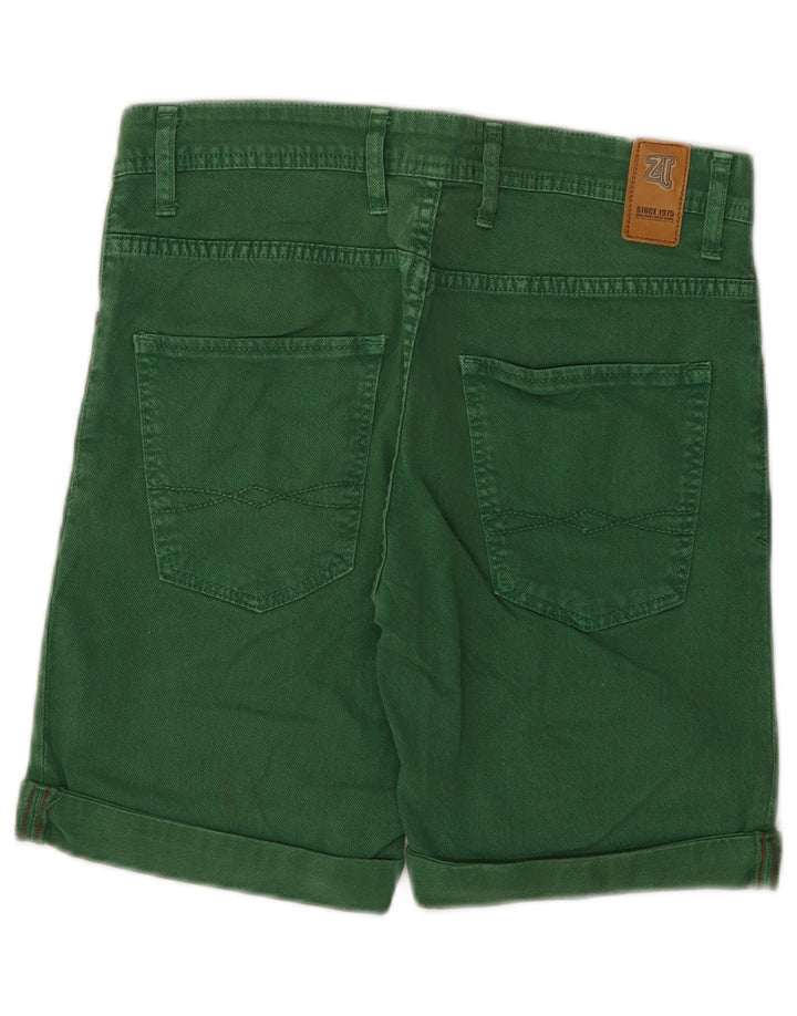 Pantaloncini di jeans da uomo Zara EU 40 medi W31 verdi