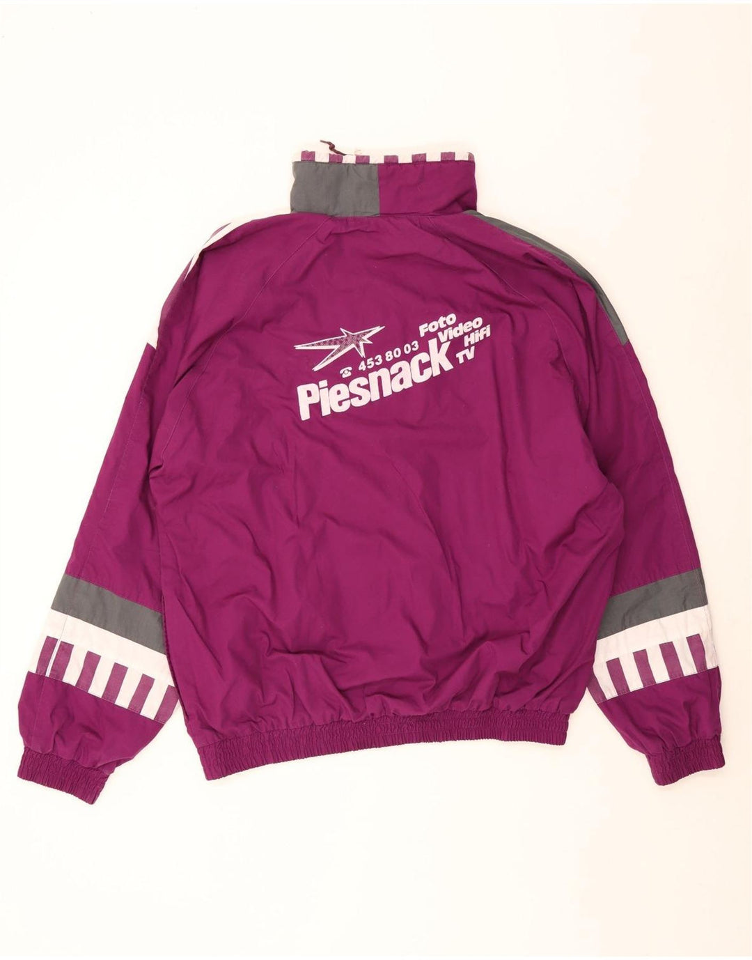 Hummel Giacca da uomo con grafica pullover grafica 2XL Purple Colourblock