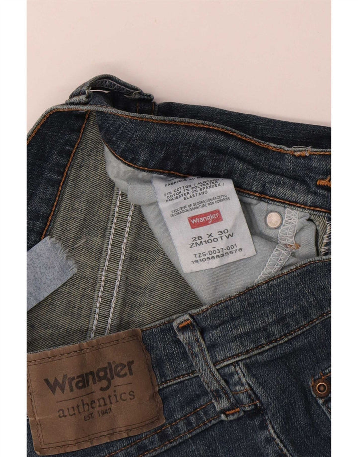 Jeans dritti da uomo Wrangler W28 L30 cotone blu