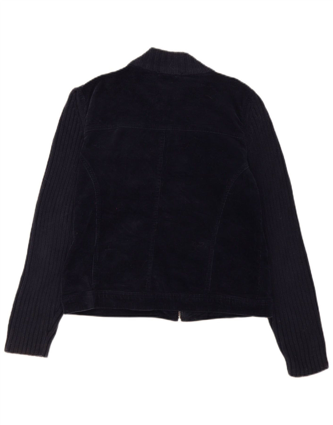 Giacca in velluto a coste da donna Marks & Spencer UK 16 grande cotone blu navy