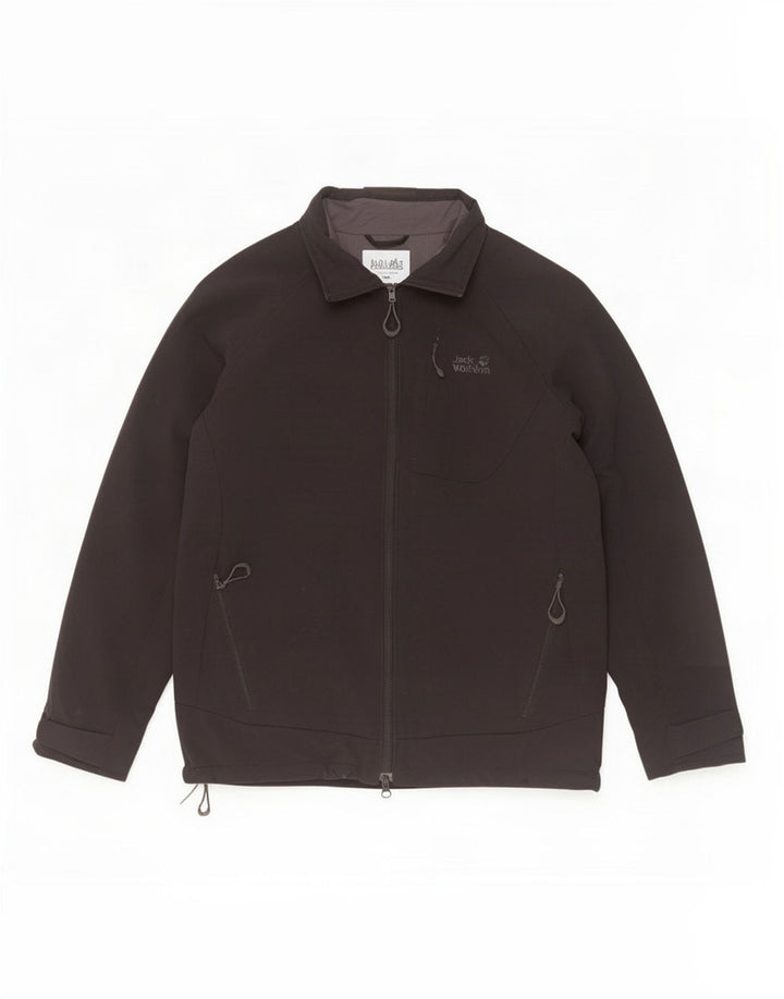 Giacca a vento da uomo Jack Wolfskin UK 36/38 Medium Nero Poliammide