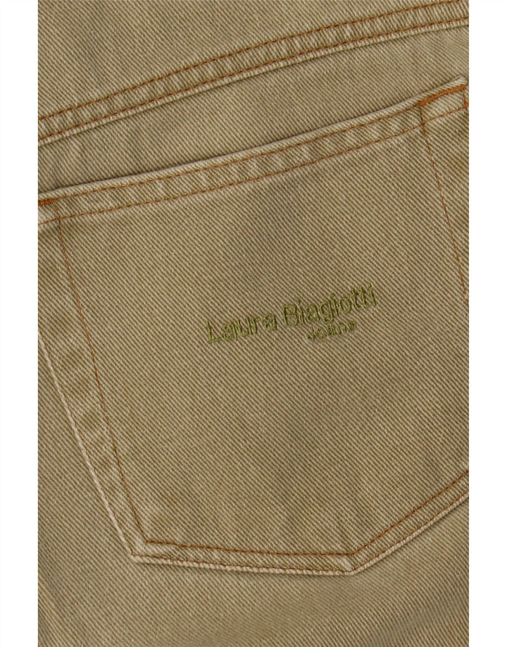 LAURA BIAGIOTTI Womens Slim Jeans W28 L28 Beige Vintage Laura Biagiotti and Second-Hand Laura Biagiotti from Messina Hembry 