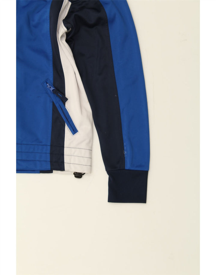 DIADORA Boys Graphic Tracksuit Top Jacket 13-14 Years Blue Colourblock Vintage Diadora and Second-Hand Diadora from Messina Hembry 
