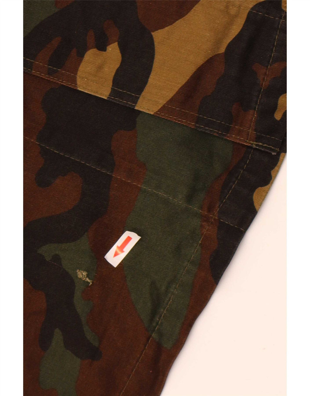 Giacca militare vintage da uomo UK 42 XL mimetica multicolore