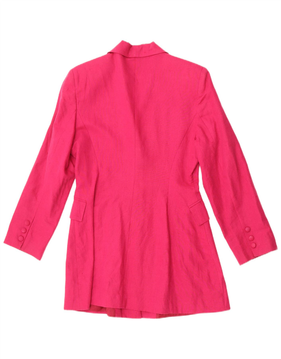 POP 84 Abito da donna a 3 bottoni e 2 pezzi, piccolo W24 L26 in lino rosa