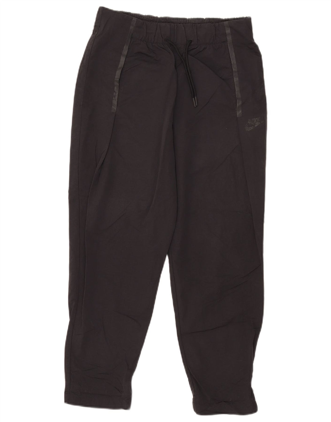 Pantaloni da tuta corti Nike da donna UK 10 piccoli in nylon nero