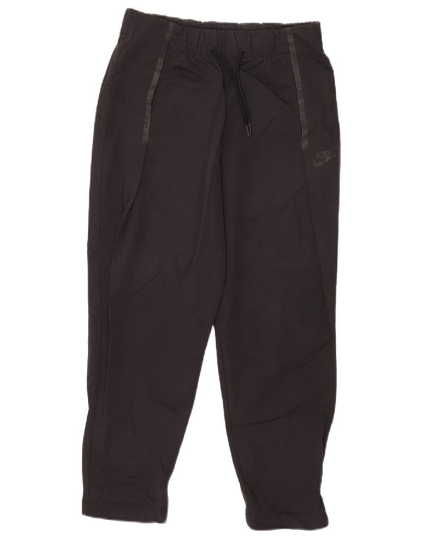 Pantaloni da tuta corti Nike da donna UK 10 piccoli in nylon nero