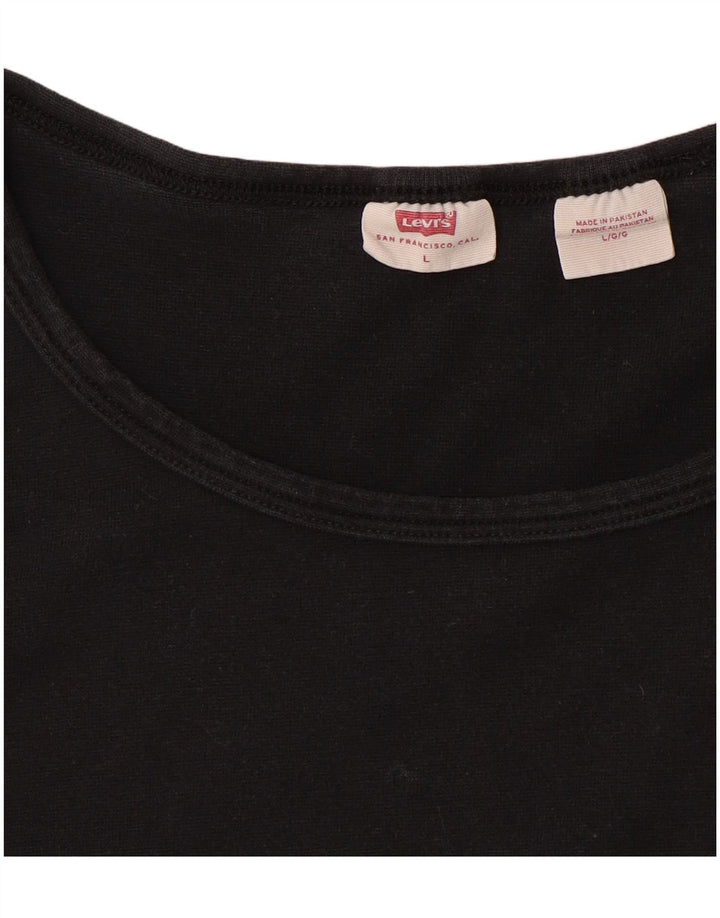 T-shirt da donna LEVI'S UK 14 grande nera