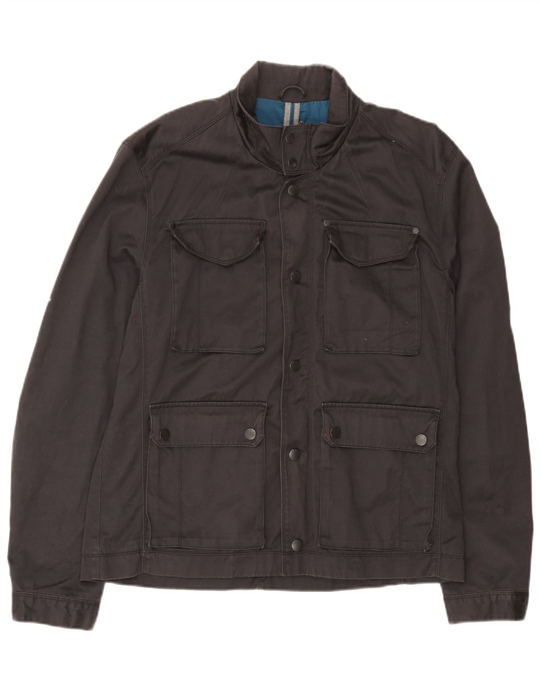 Giacca da uomo Ted Baker taglia 5 XL in cotone grigio