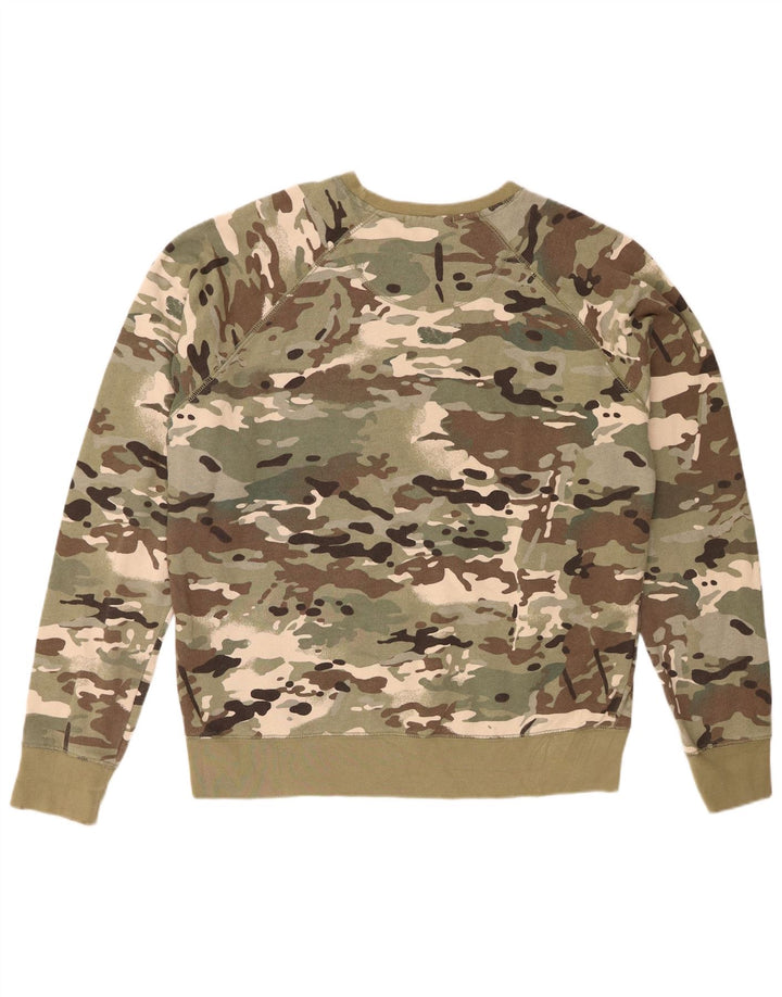 Dockers Felpa grafica da uomo Maglione grande verde mimetico militare