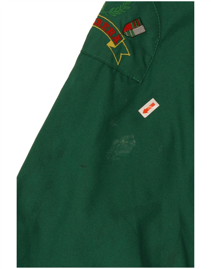 CARRERA Mens Loose Fit Windbreaker Jacket UK 38 Medium Green Polyamide
