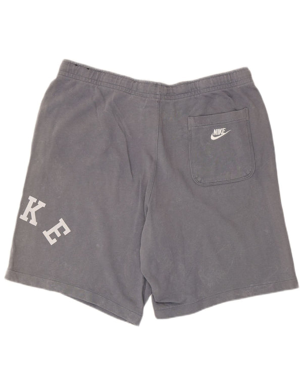 Pantaloncini sportivi Nike da uomo con grafica XL in cotone grigio