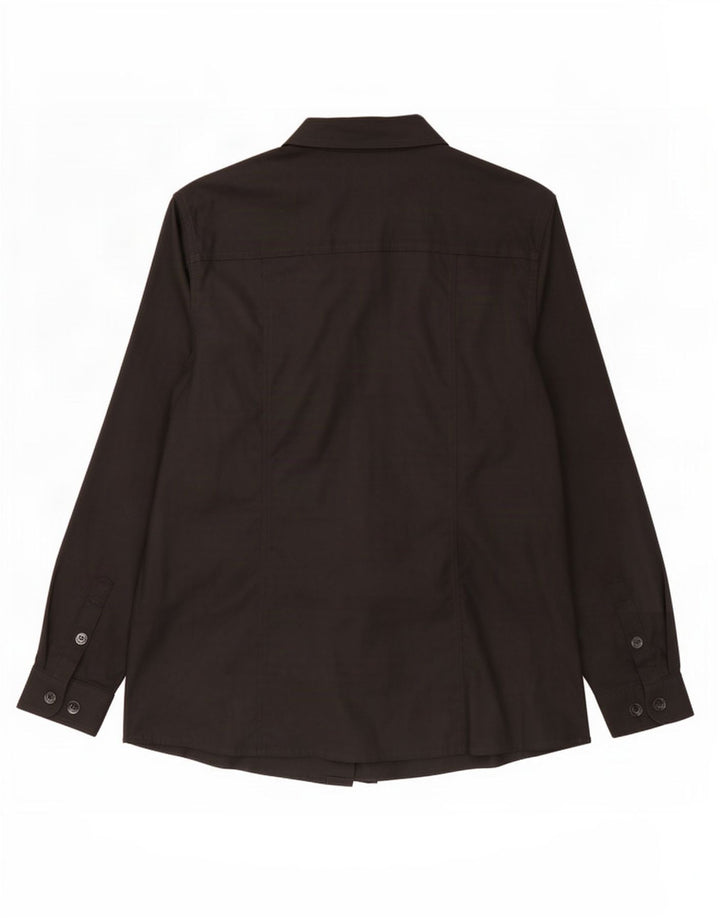 Camicia Donna Marina Rinaldi Taglia 21 Media Cotone Nero