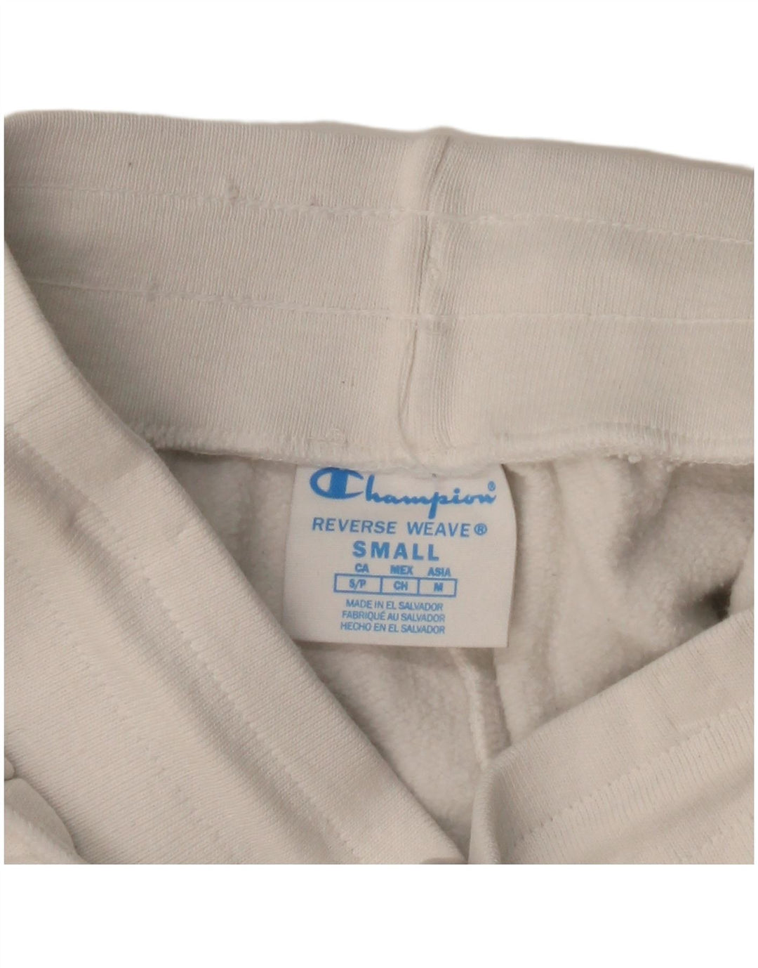 Pantaloncini sportivi CHAMPION da donna Reverse Weave UK 10 piccoli cotone bianco