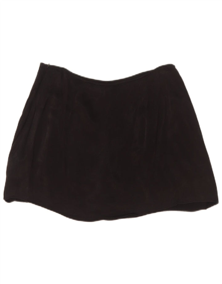 Minigonna Zara da donna grande W30 in viscosa nera
