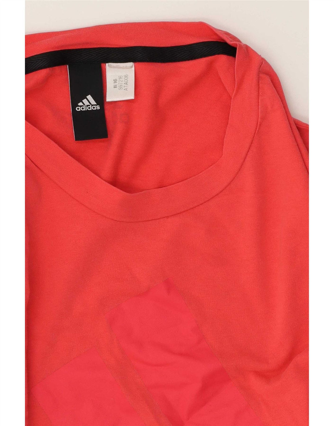 T-shirt grafica da donna Adidas Top UK 14 media rossa