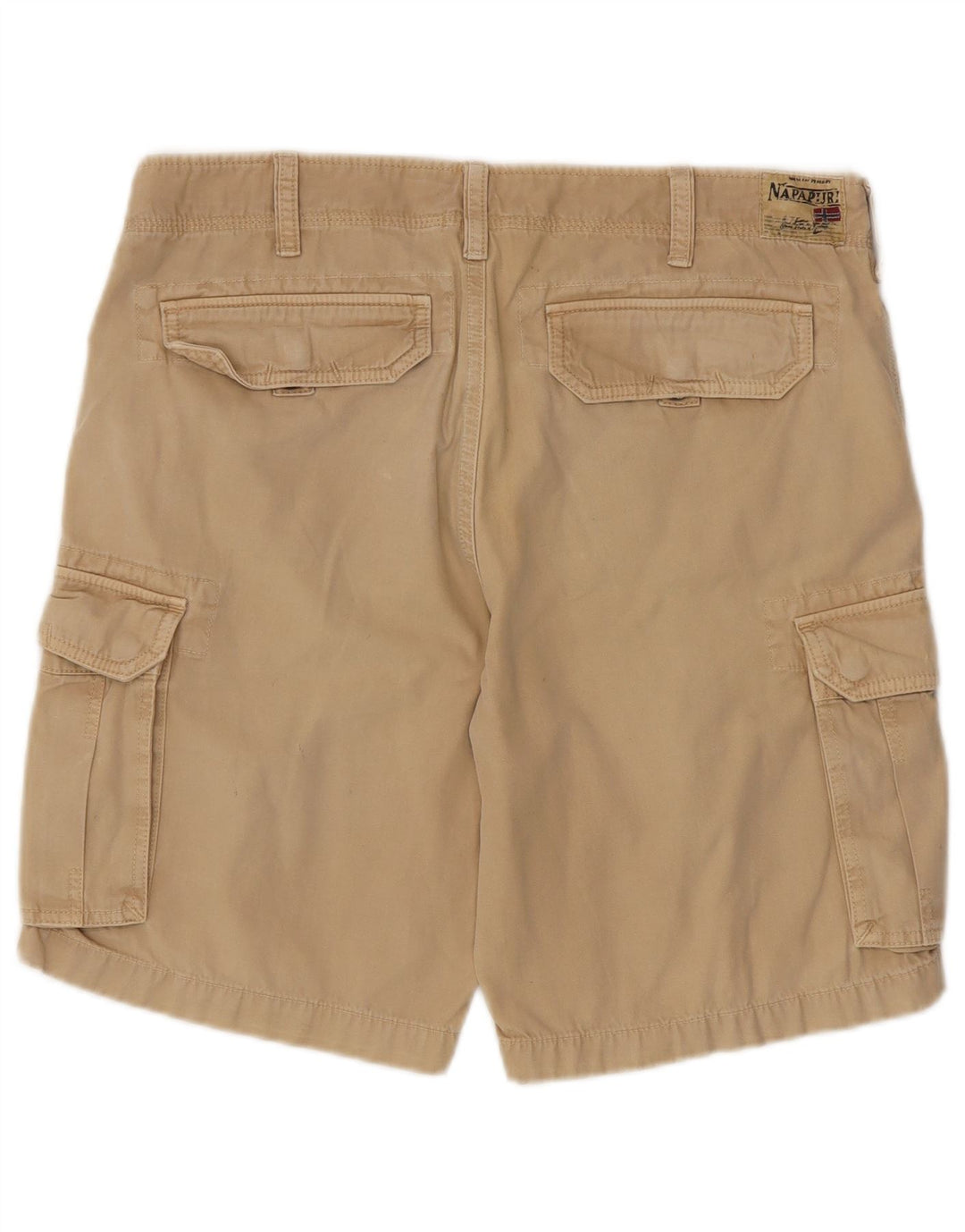 Pantaloncini cargo da uomo NAPAPIJRI W34 grandi in cotone beige