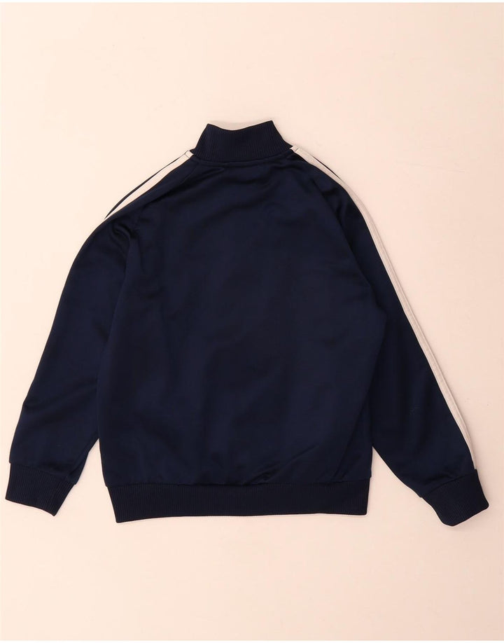 Giacca da tuta da ragazzo Adidas 7-8 anni in poliestere color block blu navy