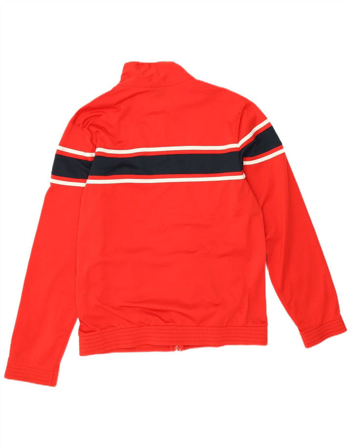 CHAMPION Giacca da tuta da uomo, grande, in poliestere color block rosso
