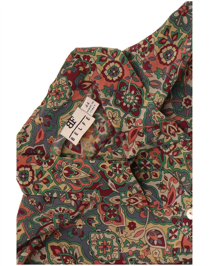 Camicia oversize a maniche corte da donna Belfe IT 44 Medium multicolore floreale