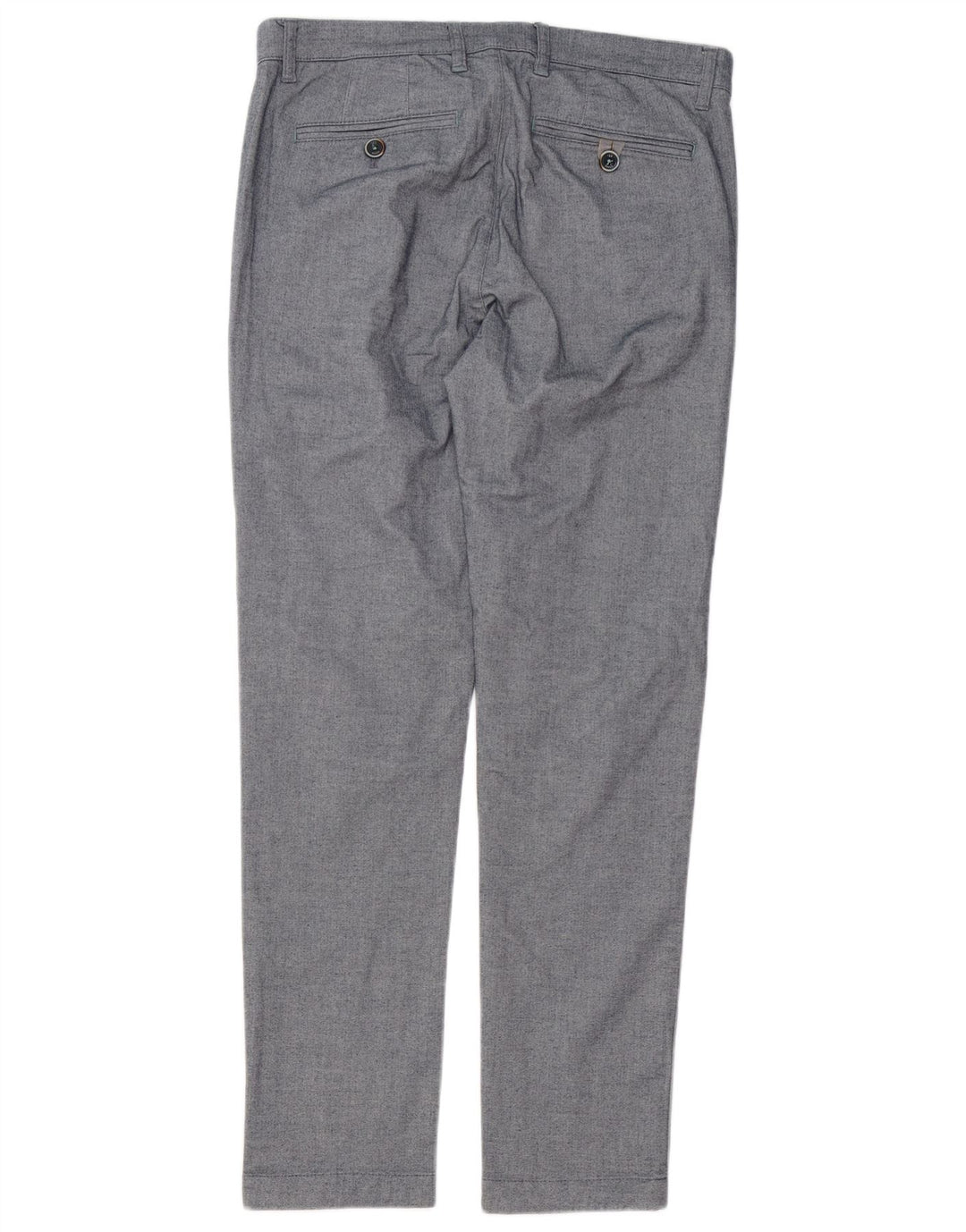 Pantaloni da abito slim da uomo Ted Baker W32 L31 in cotone grigio