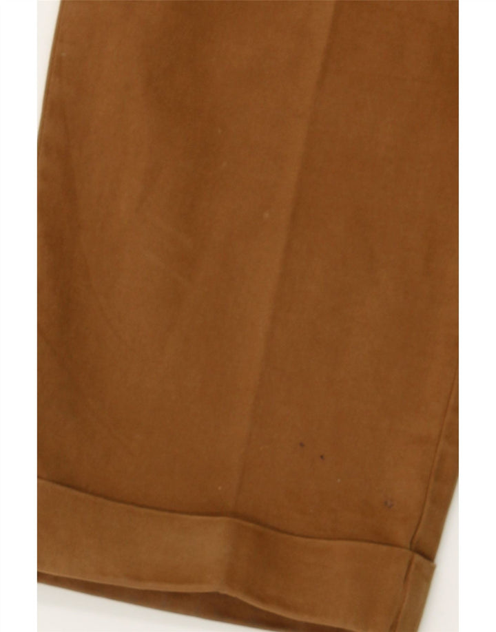 MASSIMO DUTTI Womens Slim Chino Trousers US 8 Medium W30 L29 Brown Cotton Vintage Massimo Dutti and Second-Hand Massimo Dutti from Messina Hembry 