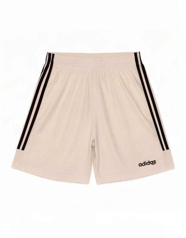 Pantaloncini sportivi Adidas Climalite da donna UK 12 poliestere bianco medio