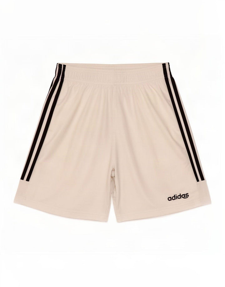 Pantaloncini sportivi Adidas Climalite da donna UK 12 poliestere bianco medio