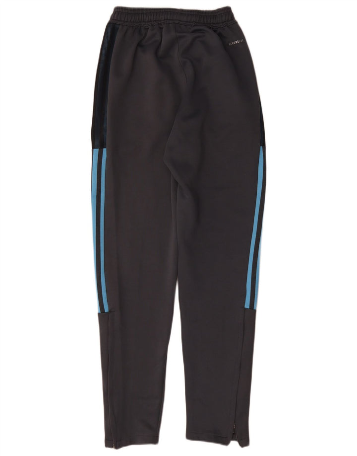 Pantaloni da tuta da uomo Adidas Real Madrid Small in poliestere blu navy