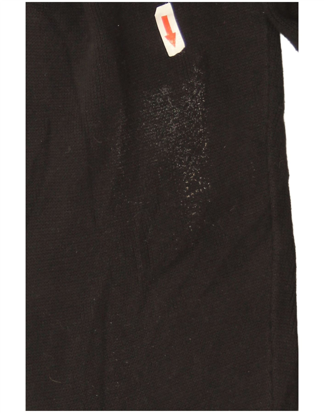 Maglione maglione girocollo oversize da donna Zara UK 14 cotone nero medio