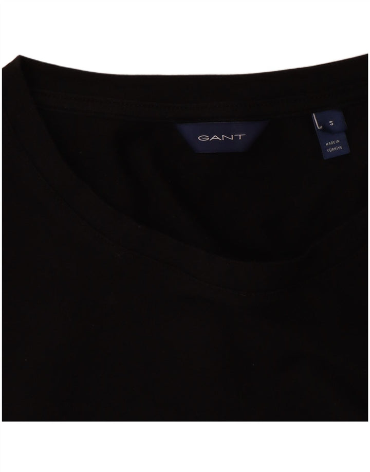 T-shirt da donna Gant Top UK 10 piccola in cotone nero