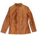 Giacca in pelle da donna Bayside UK 10 piccola in pelle marrone