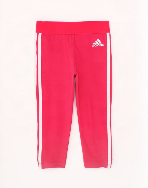 Leggings Adidas Bambina 12-18 Mesi Cotone Rosa
